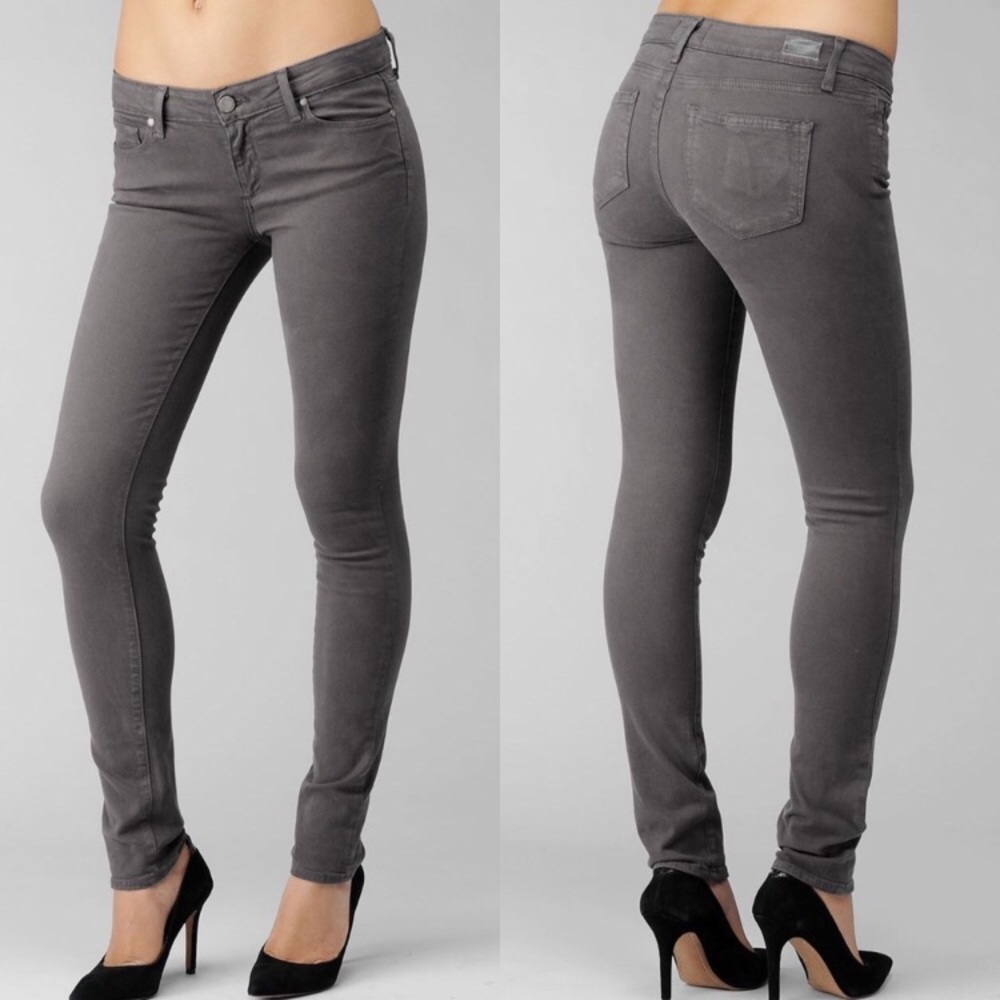 PAIGE dark grey Skyline Skinny jeans size 31